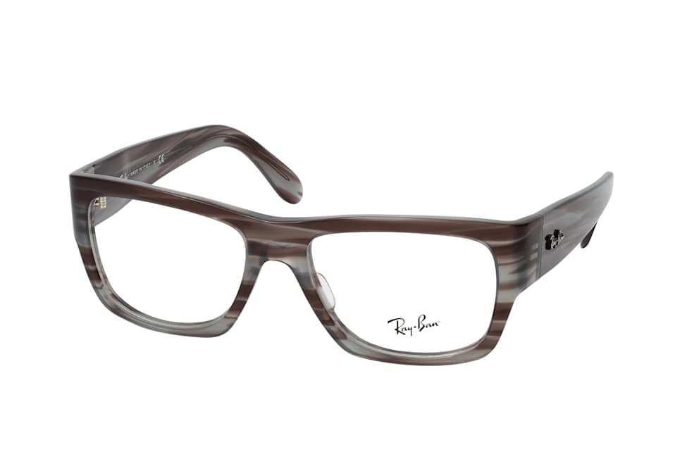 Ray-Ban Ray-Ban Nomad Wayfarer RX 5487 8055, inkl. Gläser, Quadratische Brille, Unisex