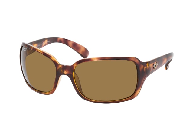 Ray-Ban RB 4068 642/57, RECTANGLE Sunglasses, FEMALE, polarised