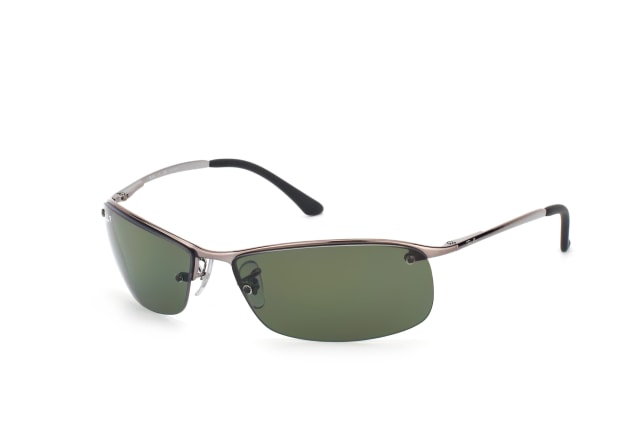 Ray-Ban Top Bar RB 3183 004/9A, RECTANGLE Sunglasses, MALE, polarised