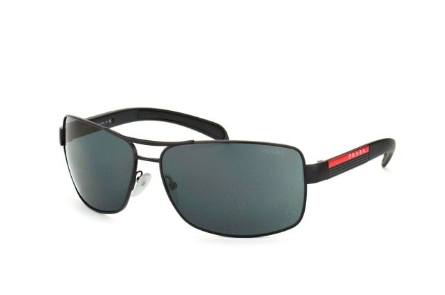 Prada Linea Rossa PS 54IS 1BO1A1, RECTANGLE Sunglasses, MALE