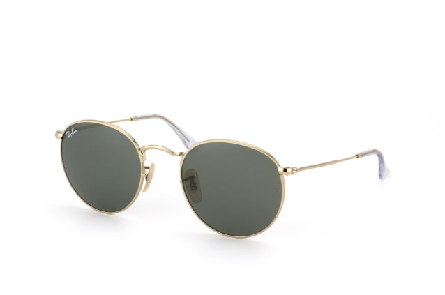 Ray-Ban Round Metal RB 3447 001, ROUND Sunglasses, UNISEX, available with prescription