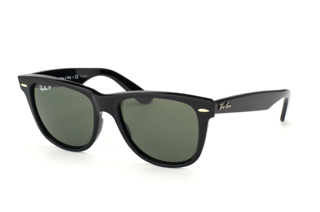 Ray-Ban Original Wayfarer RB 2140 901/58 large, SQUARE Sunglasses, MALE, polarised, available with prescription