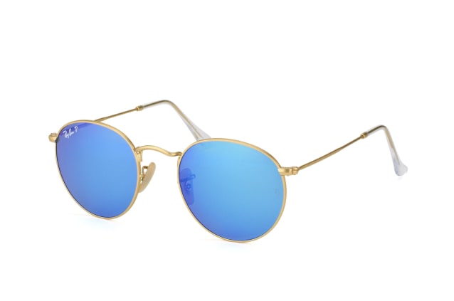 Ray-Ban Round Metal RB 3447 112/4L, ROUND Sunglasses, UNISEX, polarised, available with prescription