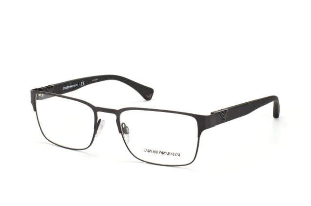 Emporio Armani EA 1027 3001, including lenses, RECTANGLE Glasses, MALE