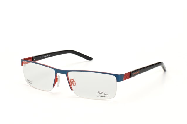 Jaguar 33563 890, including lenses, RECTANGLE Glasses, MALE