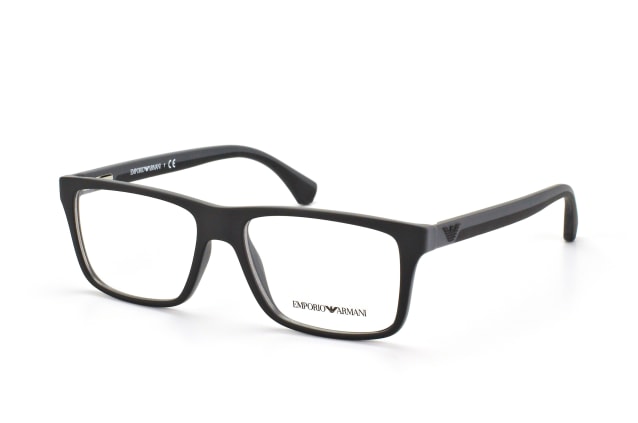 Emporio Armani EA 3034 5229, including lenses, RECTANGLE Glasses, MALE