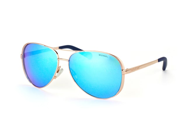 michael kors chelsea mk 5004 100325, aviator sunglasses, female, available with prescription