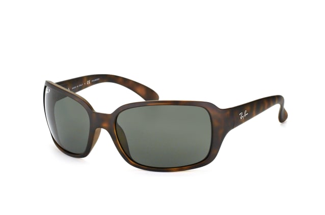 Ray-Ban RB 4068 894/58, RECTANGLE Sunglasses, FEMALE, polarised