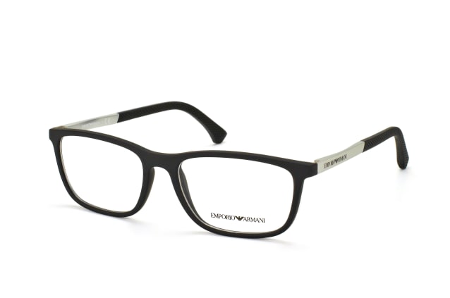 Emporio Armani EA 3069 5063, including lenses, RECTANGLE Glasses, MALE