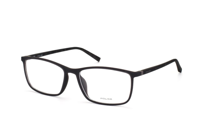 Police Perception 6 VPL 255 09U5, including lenses, RECTANGLE Glasses, MALE