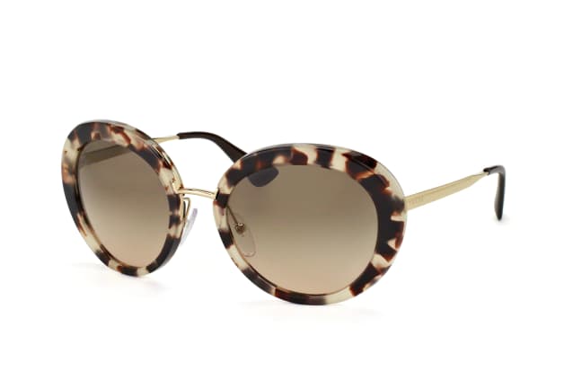 Prada PR 16QS UAO-3D0, ROUND Sunglasses, FEMALE, available with prescription