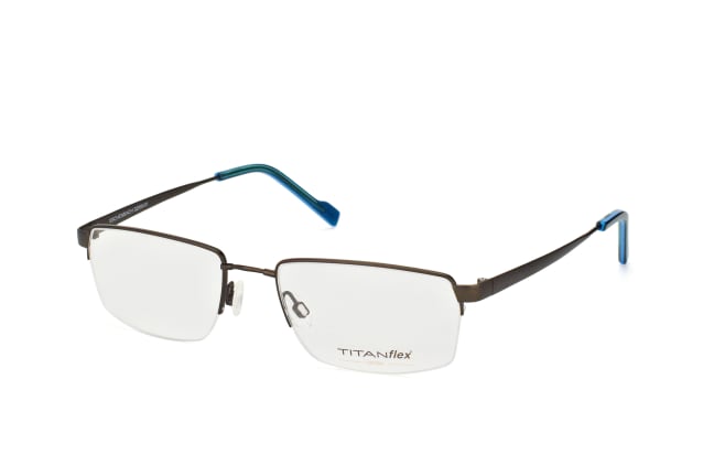TITANFLEX 850084 30, including lenses, RECTANGLE Glasses, MALE