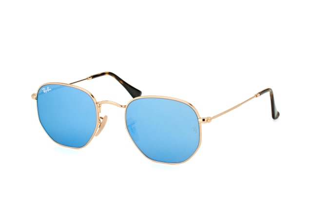 Ray-Ban Hexagonal RB 3548N 001/9O, ROUND Sunglasses, UNISEX, available with prescription