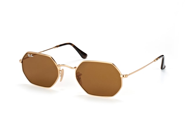 Ray-Ban Octagonal RB 3556N 001/33, ROUND Sunglasses, UNISEX, available with prescription