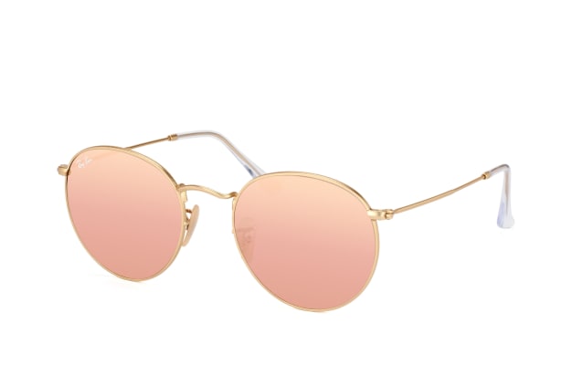 Ray-Ban Round Metal RB 3447 112/Z2 L, ROUND Sunglasses, FEMALE, available with prescription