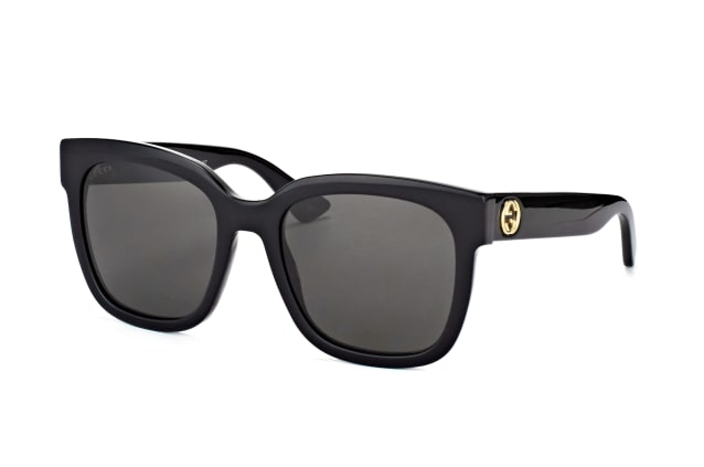 Gucci GG 0034S 001, SQUARE Sunglasses, FEMALE, available with prescription