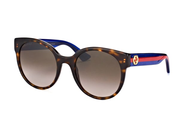 Gucci GG 0035S 004, BUTTERFLY Sunglasses, FEMALE