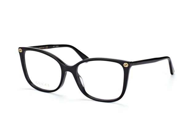 Gucci GG 0026O 001, including lenses, BUTTERFLY Glasses, FEMALE