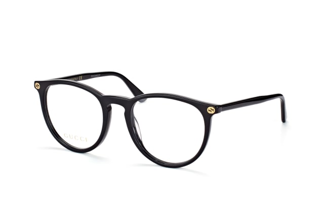 Gucci GG 0027O 001, including lenses, ROUND Glasses, FEMALE