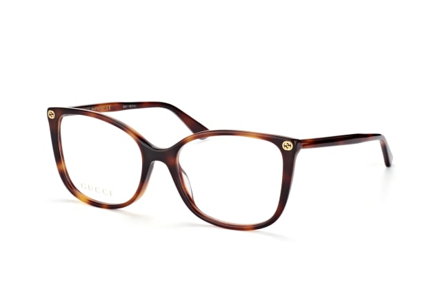 Gucci GG 0026O 002, including lenses, BUTTERFLY Glasses, FEMALE
