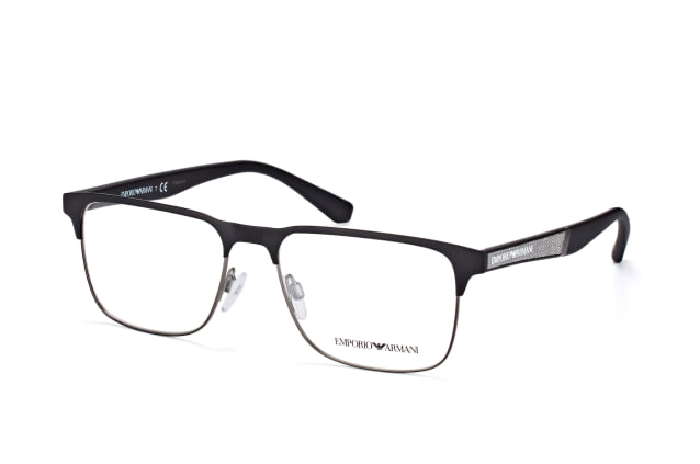 Emporio Armani EA 1061 3001, including lenses, SQUARE Glasses, MALE