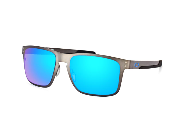 Oakley Holbrook Metal OO 4123 07 Prizm Sapphire, SQUARE Sunglasses, MALE, polarised