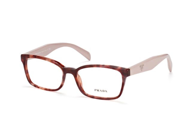 Prada PR 18TV UE0-1O1, including lenses, RECTANGLE Glasses, FEMALE