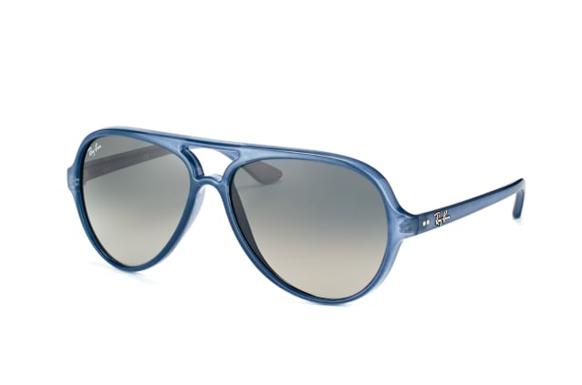 Ray-Ban Cats 5000 RB 4125 6303/71, AVIATOR Sunglasses, MALE