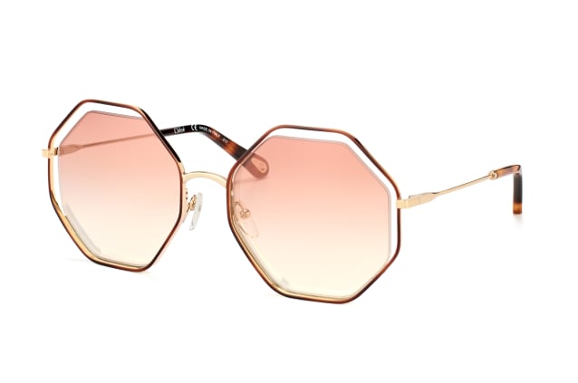 Chloé Poppy CE 132S 205, ROUND Sunglasses, FEMALE