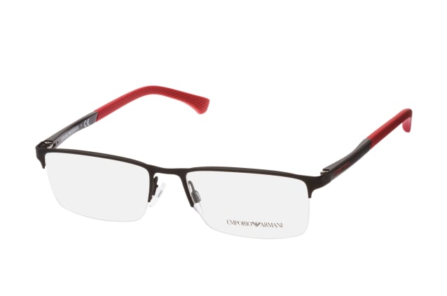 Emporio Armani EA 1041 3109, including lenses, RECTANGLE Glasses, MALE