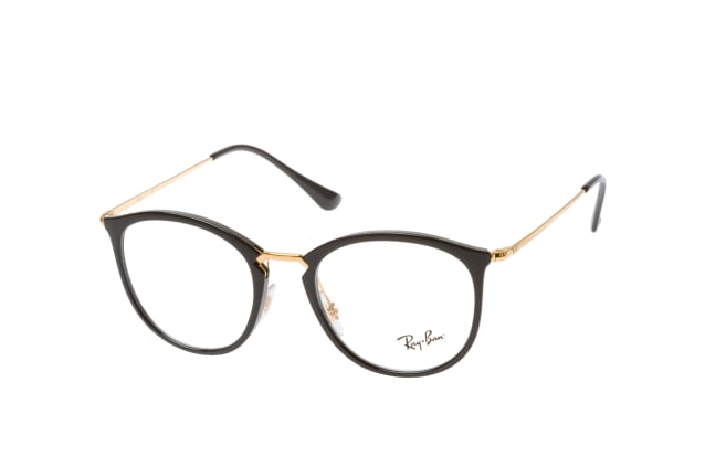Ray-Ban RX 7140 2000 large, including lenses, ROUND Glasses, UNISEX