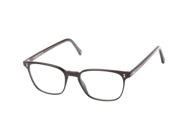 L.G.R Malabo 01 black, including lenses, SQUARE Glasses, UNISEX