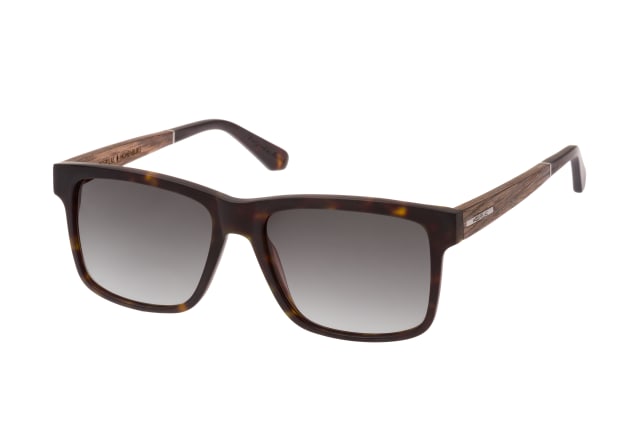 WOOD FELLAS Hohenburg 10768 walnut, SQUARE Sunglasses, MALE, available with prescription