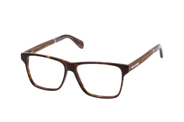 WOOD FELLAS Waldau 10941 walnut, including lenses, SQUARE Glasses, UNISEX