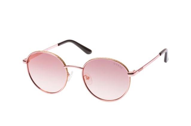 Guess GU 7556/S 28U, ROUND Sunglasses, FEMALE