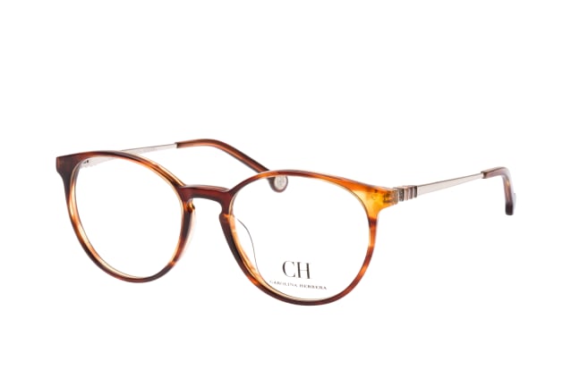 Carolina Herrera VHE 779 09N3, including lenses, ROUND Glasses, FEMALE