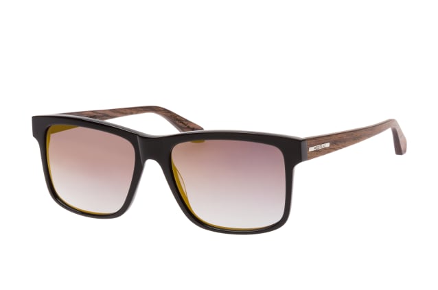 WOOD FELLAS Blumenberg 10779 Walnut, SQUARE Sunglasses, UNISEX, available with prescription