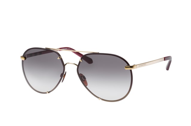 Burberry BE 3099 1145/8G, AVIATOR Sunglasses, FEMALE