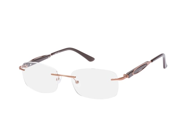 Smart Collection Riba 1108 003, including lenses, RECTANGLE Glasses, FEMALE