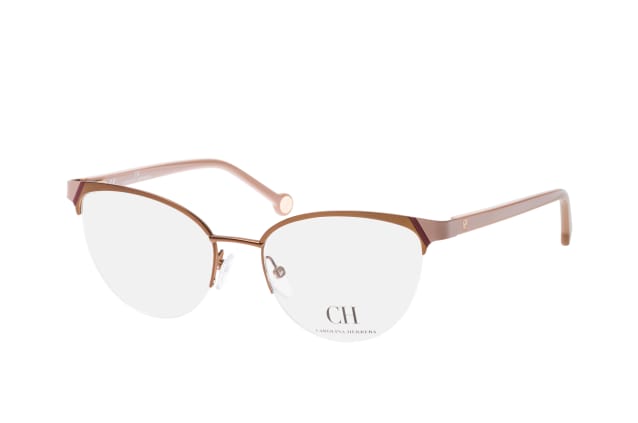 Carolina Herrera VHE 126L 0R10, including lenses, BUTTERFLY Glasses, FEMALE