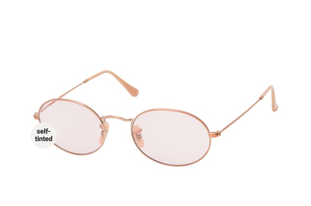 Ray-Ban Oval RB 3547N 9131/0X large, ROUND Sunglasses, FEMALE, available with prescription