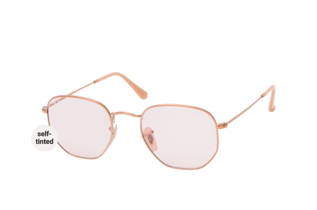 Ray-Ban Hexagonal RB 3548N 9131/0X M, ROUND Sunglasses, UNISEX, available with prescription