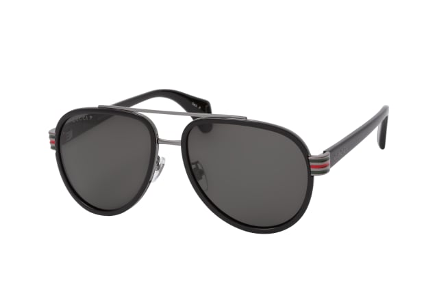Gucci GG 0447S 001, AVIATOR Sunglasses, MALE, polarised
