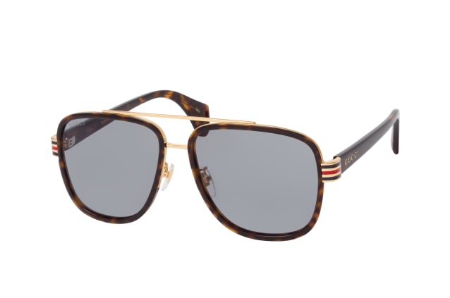 Gucci GG 0448S 004, AVIATOR Sunglasses, MALE