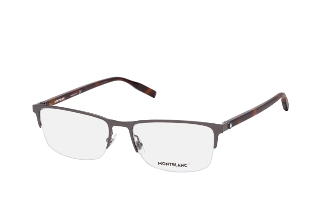 MONTBLANC MB 0015O 005, including lenses, RECTANGLE Glasses, MALE