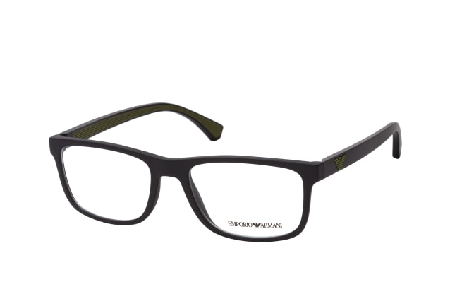 Emporio Armani EA 3147 5042, including lenses, RECTANGLE Glasses, MALE