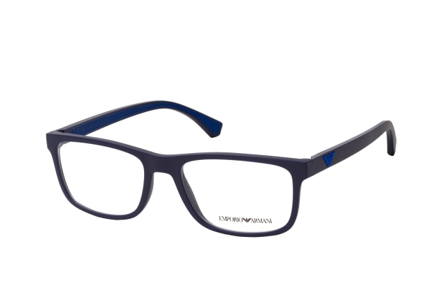 Emporio Armani EA 3147 5754, including lenses, RECTANGLE Glasses, MALE