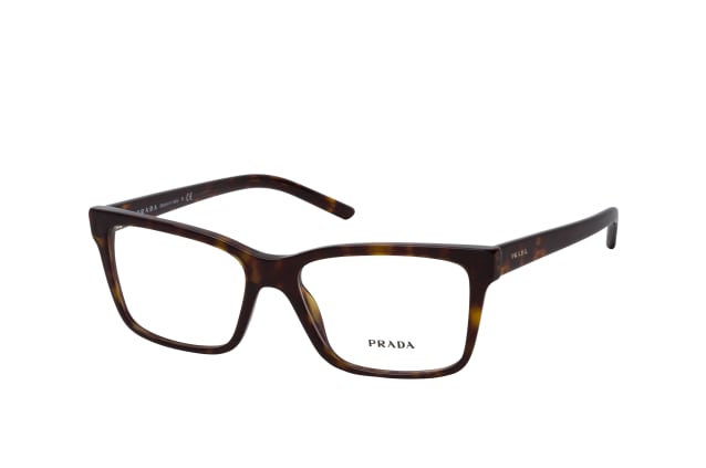 Prada PR 17VV 2AU1O1, including lenses, RECTANGLE Glasses, FEMALE