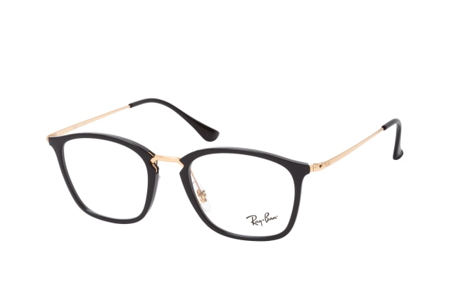 Ray-Ban RX 7164 2000, including lenses, SQUARE Glasses, UNISEX