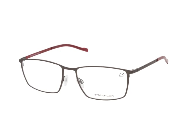TITANFLEX 820811 35, including lenses, RECTANGLE Glasses, MALE